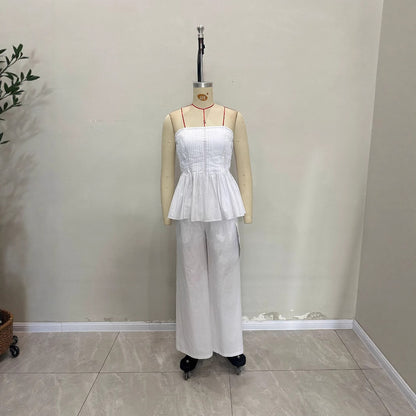 Off shoulder top and pants set