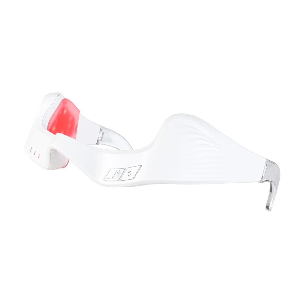 Under-Eye Glasses Massager Electric Eye Massager Eye Fatigue Relief Massager Red Light Relieves Eye Fatigue Eyes Massage Glasses