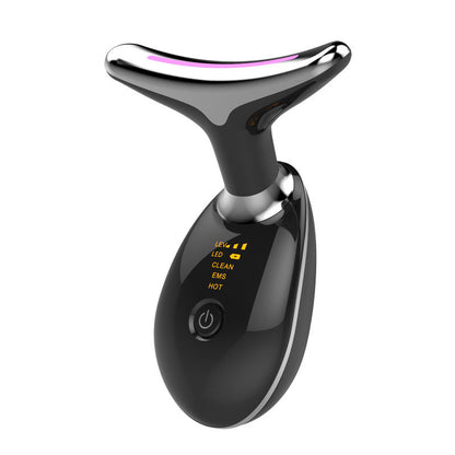 Neck Massager Beauty Device with 7-Color Light Therapy, V-Shaped Face Slimming Tool