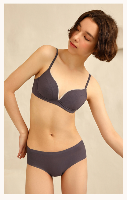 Lace Sexy Women's Bralette Push-Up Bra, Thin Underwear with Delicate Straps