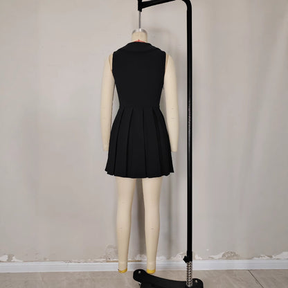 V-neck slim fit dress