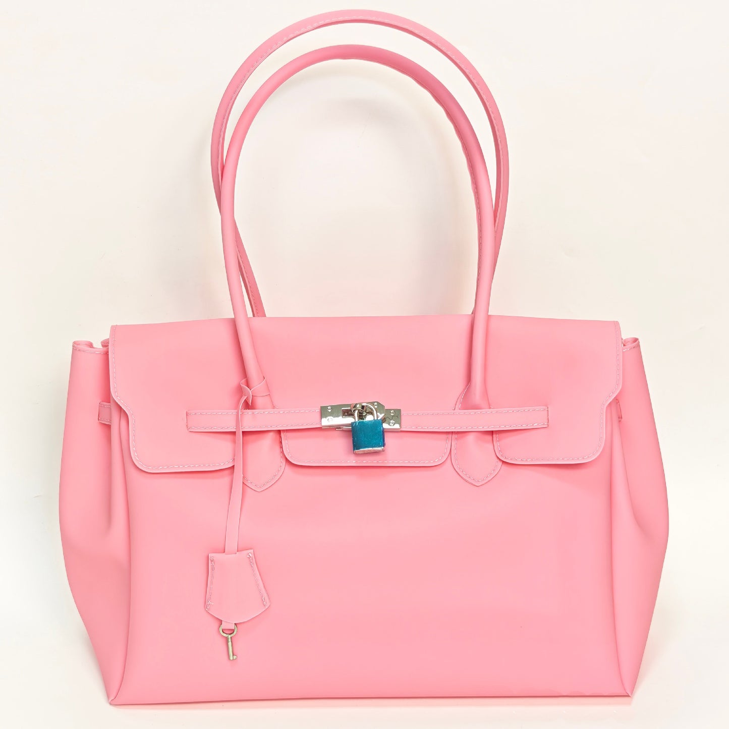 Jellyfirkin New Summer Style Kiiikiii Jelly Tote Shoulder Bag Large Capacity Underarm Bag