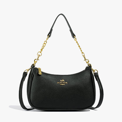Underarm Bag Fashionable New Trendy Crossbody Shoulder Bag with Double Straps, PU Leather Texture, Women's Handbag