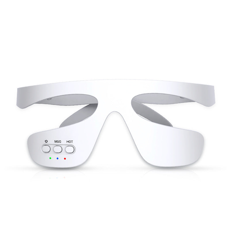 Eye Care Device Portable Wireless Heat Therapy Red Light Massage Eye Massager for Dark Circles