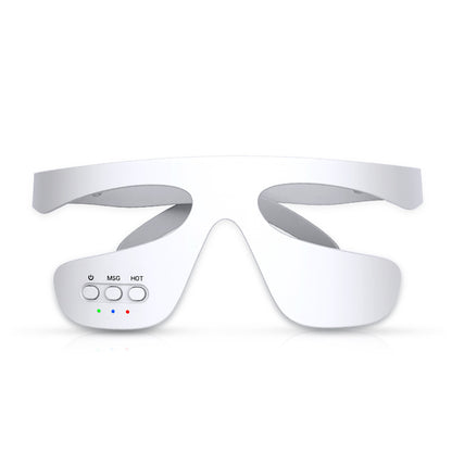 Eye Care Device Portable Wireless Heat Therapy Red Light Massage Eye Massager for Dark Circles