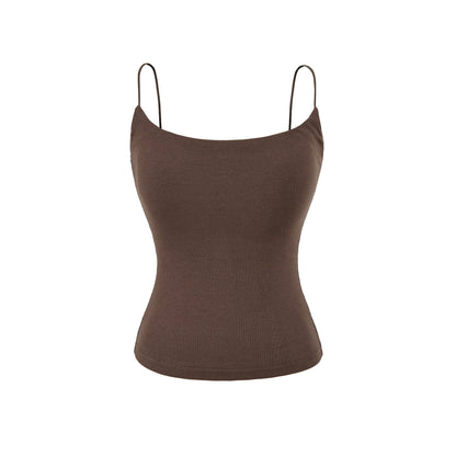 Slim fit sleeveless top for women