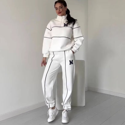 Fashionable Loose Set Design Sporty Style Outfit