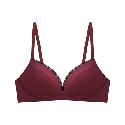 Lace Sexy Women's Bralette Push-Up Bra, Thin Underwear with Delicate Straps