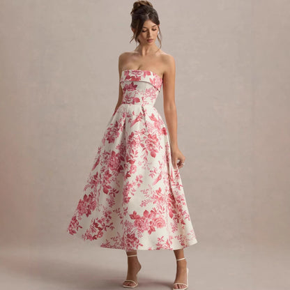 Elegant Minimalist Luxury Sleeveless Long Dress for Women Autumn Fashion Dress