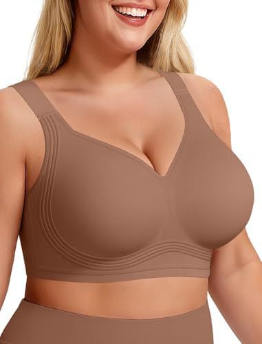Women's Bra Support Non-Wire Push-Up Full Coverage Seamless Bra Without Underwire Plus Size
