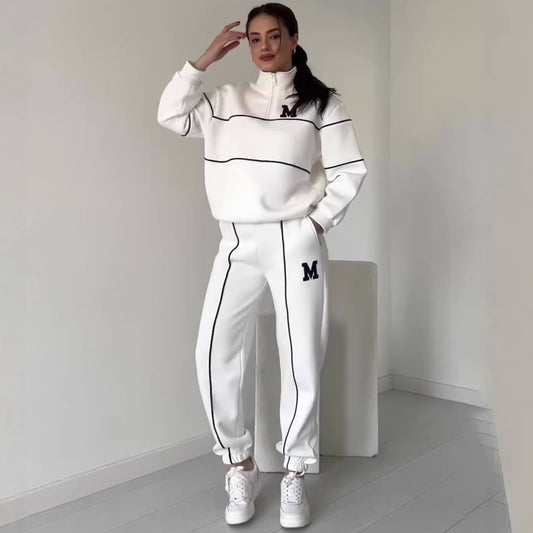 Fashionable Loose Set Design Sporty Style Outfit