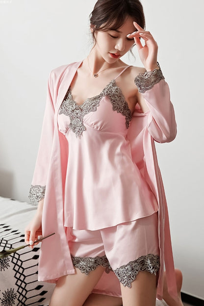 5 Pieces Set Women Pajamas Set