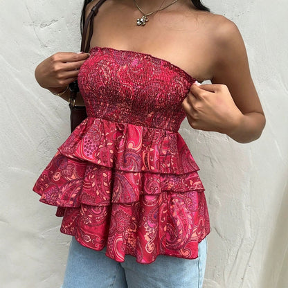 Sleeveless slim fit top