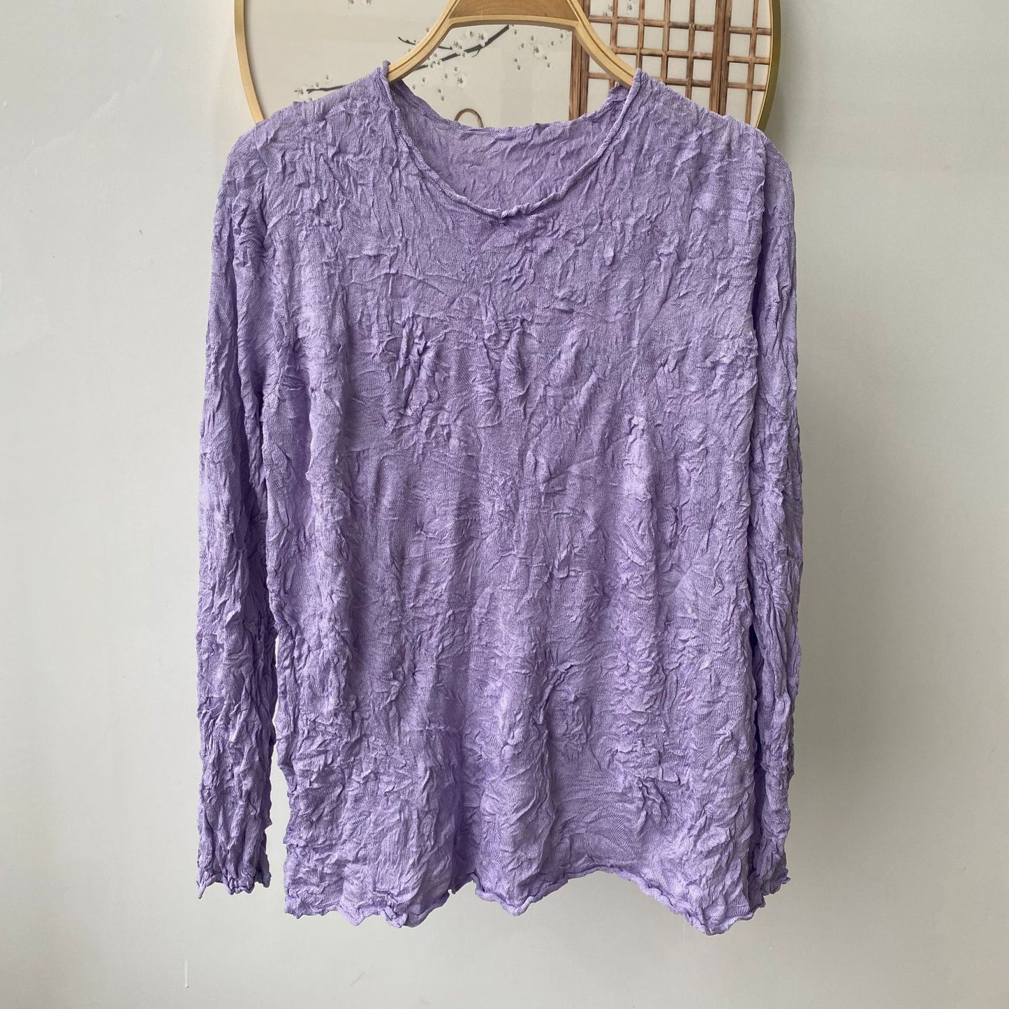 Pleated Soft Fabric Fashion Top with Irregular Ruffles, Versatile for Layering or Wearing Alone