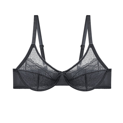 Ultra-thin Lace Bra Large Size Sexy Underwear for Women